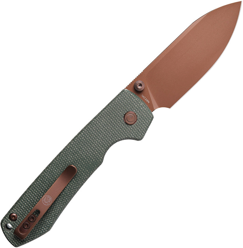 VOSA2907 VOSTEED Raccoon Top Linerlock Green