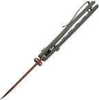 VOSA2907 VOSTEED Raccoon Top Linerlock Green