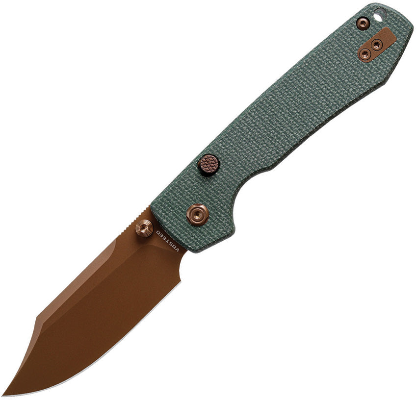 VOSA2922 Raccoon Top Linerlock Green