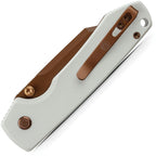 VOSA2925 VOSTEED Raccoon Top Linerlock White