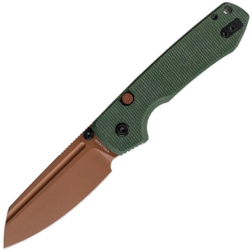 VOSA2929 Vosteed Raccoon Top Linerlock Green