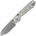 VOSA2933: Vosteed Raccoon Top linerlock, Doodle Monster G10 handle, 3.25" stonewash 14C28N drop point blade