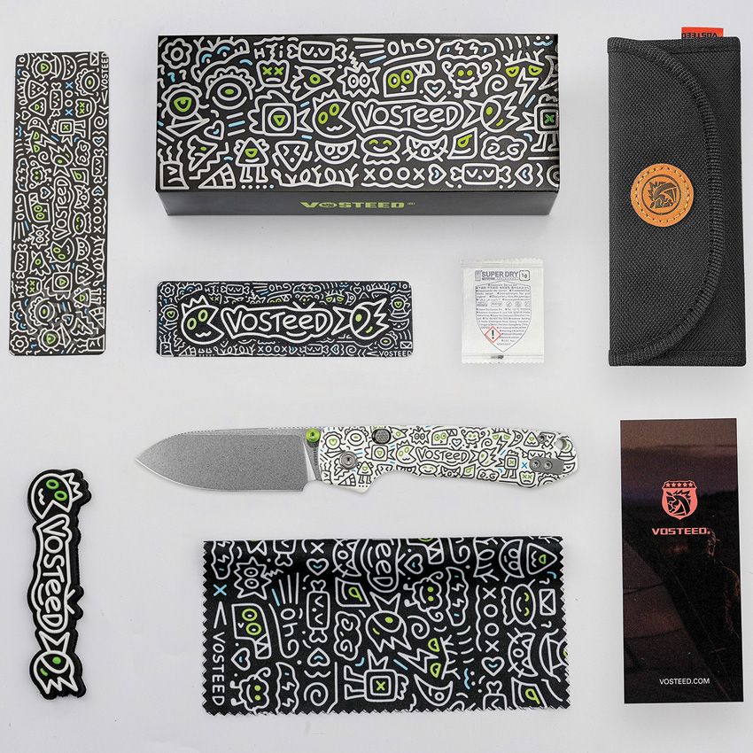 VOSA2933 Vosteed Raccoon Top Linerlock Doodle