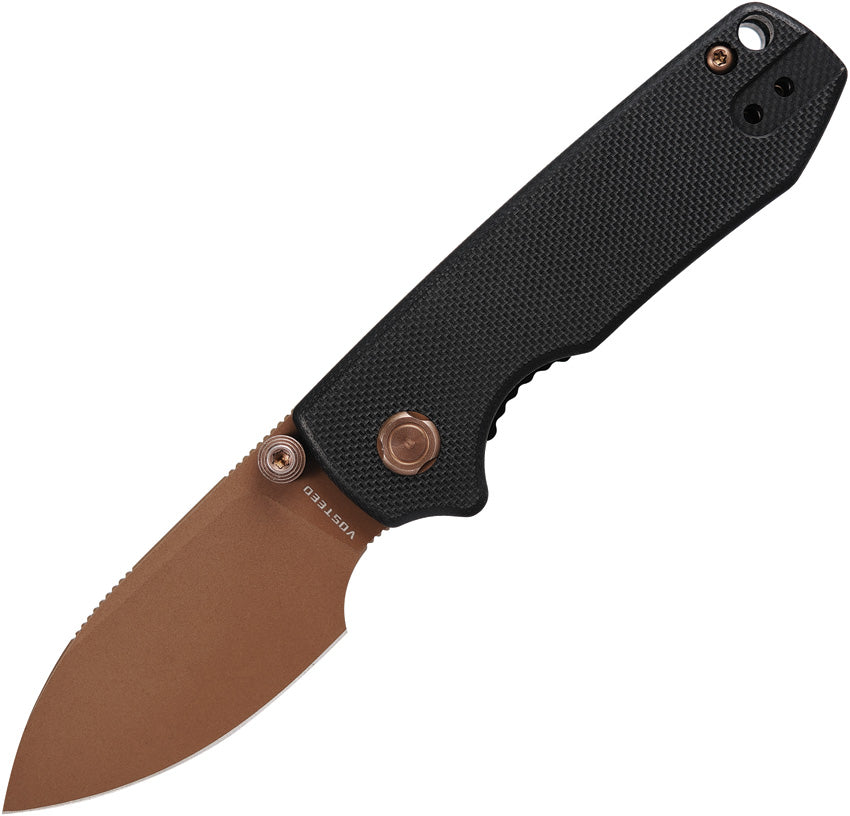 VOSA3604 Raccoon Cub Linerlock Black