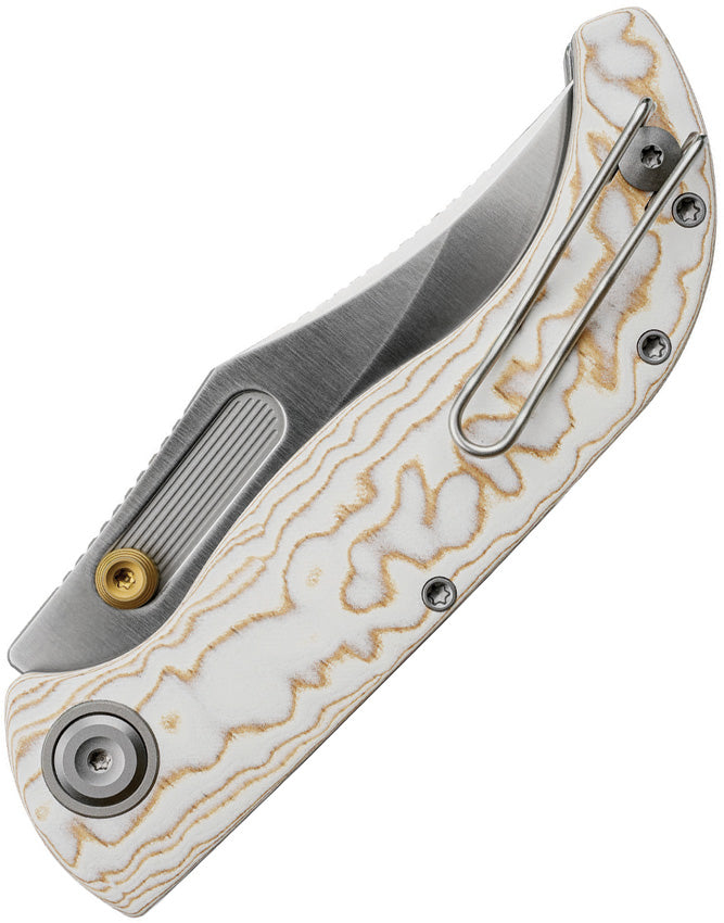 VOSA3906 VOSTEED Naga Top Linerlock Micarta