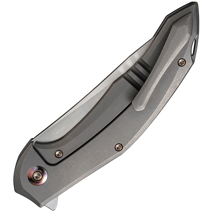 WE22008A2 Merata Framelock Grey Ti