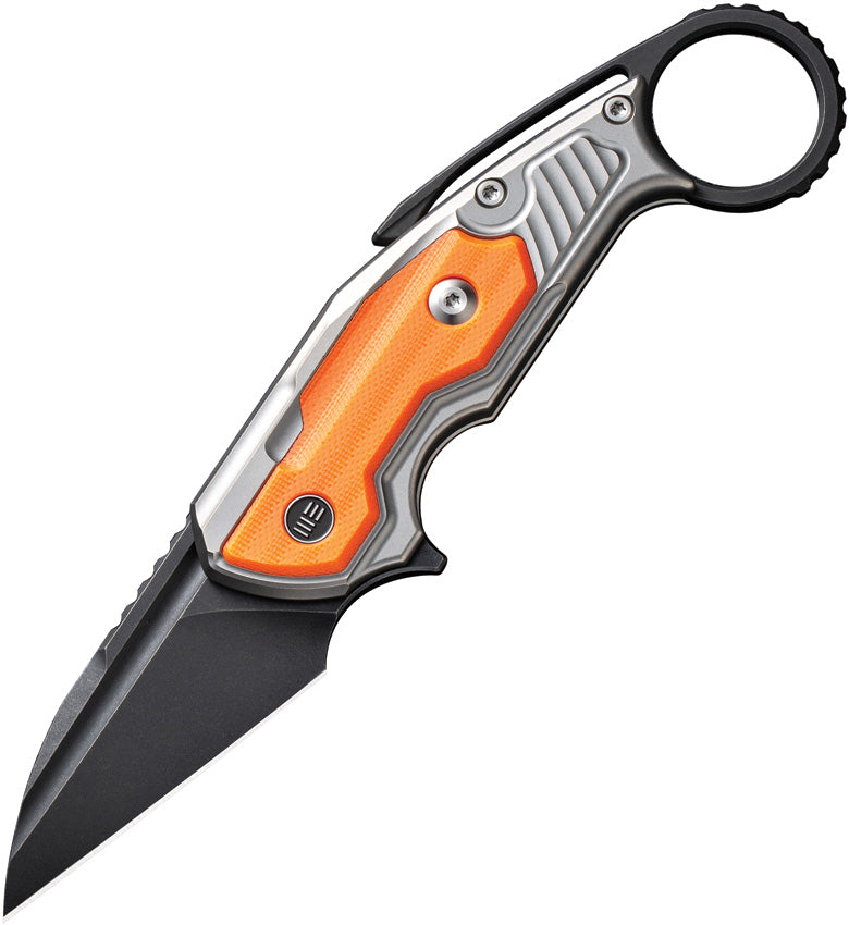 WE220211 Zámek s tlačítkem Yardbird oranžový