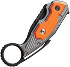 WE220211 Zámek s tlačítkem Yardbird oranžový