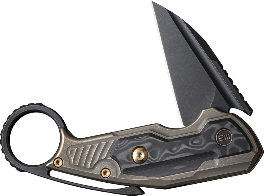 WE220212 Zámek s knoflíkem Yardbird, bronzový