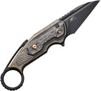 WE220212 Zámek s knoflíkem Yardbird, bronzový