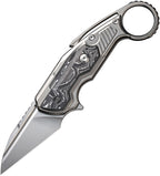 WE220213 Zámek s knoflíkem Yardbird, hliníková fólie