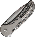 WE230312 Zámek s tlačítkem Zizzit Alum CF