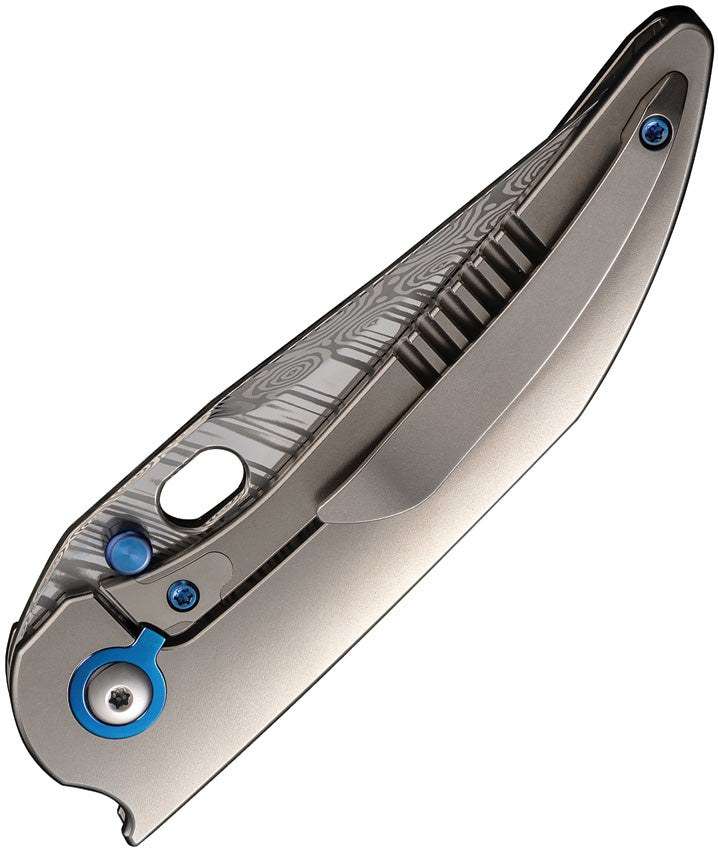 WE23037DS1 Attor Framelock Damasteel