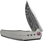 WE23086DS1 Kyklos Framelock Damašek