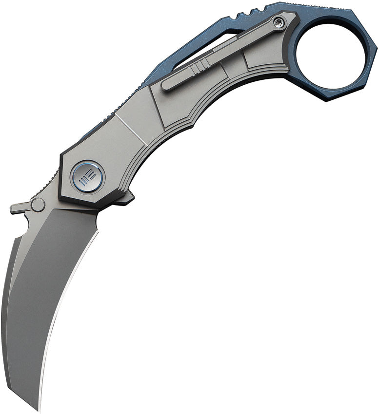 WE240692 WE Knife Co Ltd Tayra Framelock Gray/Blue