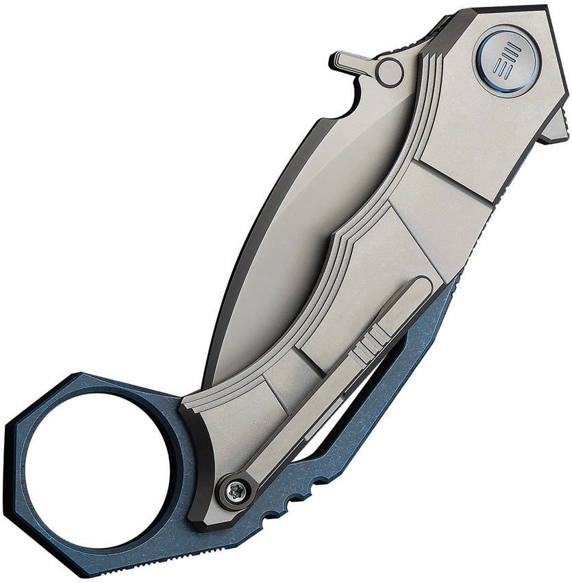 WE240692 WE Knife Co Ltd Tayra Framelock Gray/Blue