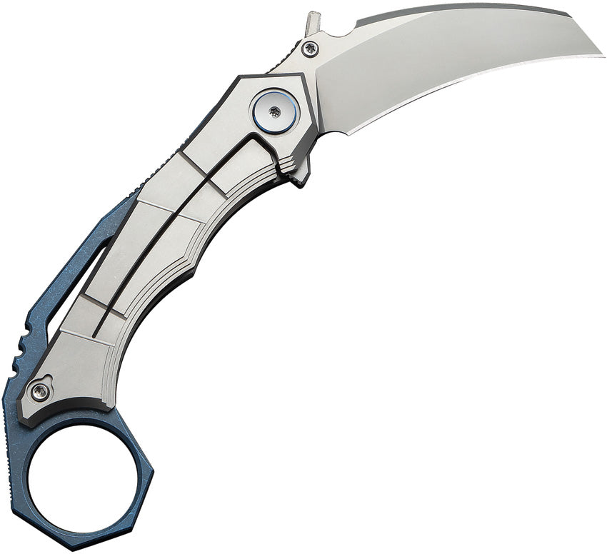 WE240692 WE Knife Co Ltd Tayra Framelock Gray/Blue