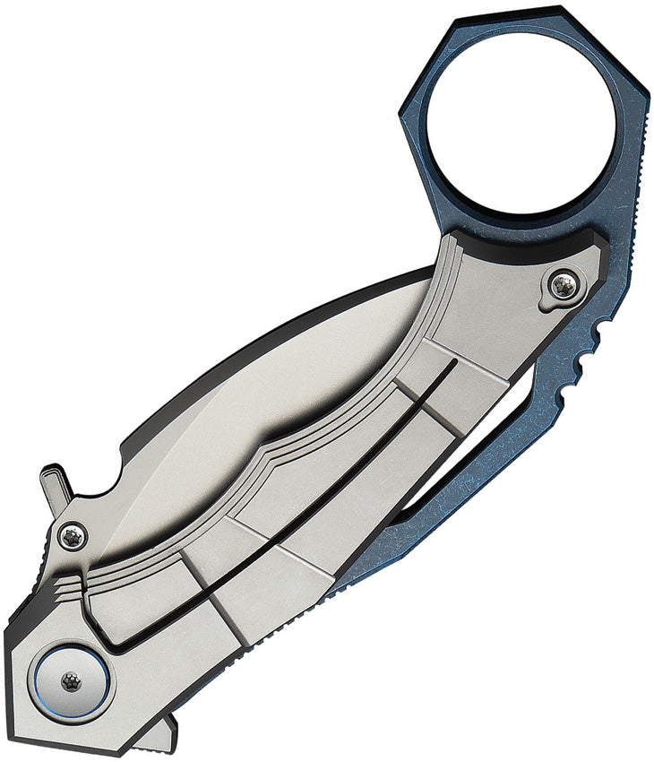 WE240692 WE Knife Co Ltd Tayra Framelock Gray/Blue