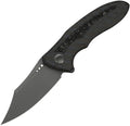 We Knife VARG framelock folding knife with stonewash MagnaCut blade and tiger stripe titanium rose CF handle (WE250743)
