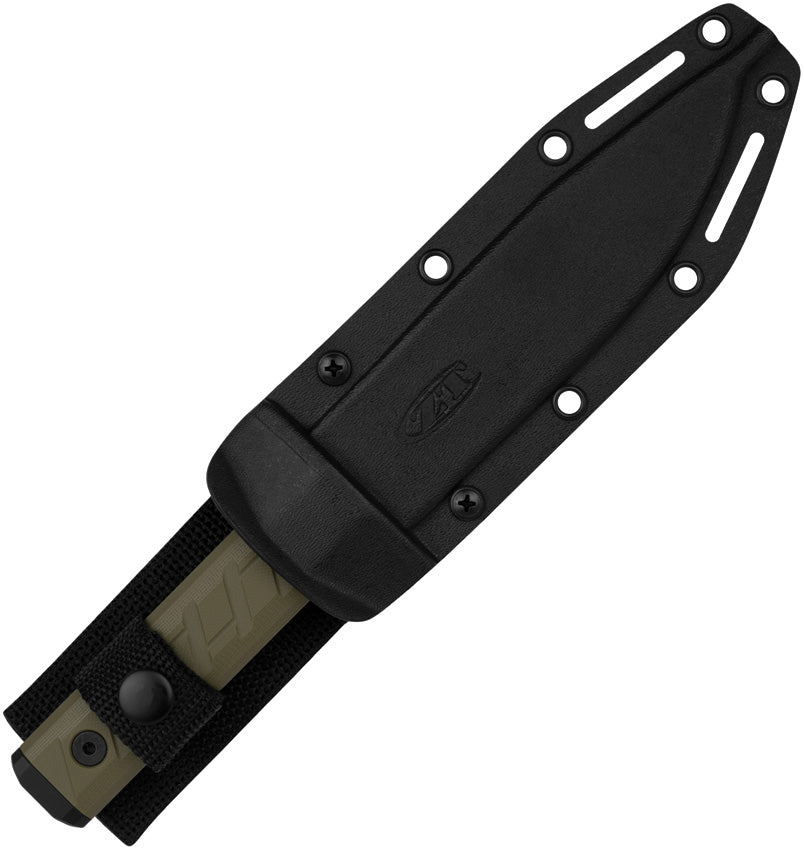 ZT0006TSOL Fixed Blade G10 Olive Tiger