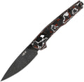 ZT0117VFDAM: Zero Tolerance 0117 DuraLock, red and white carbon fiber handle, 3.38" Vegas Forge Damascus blade