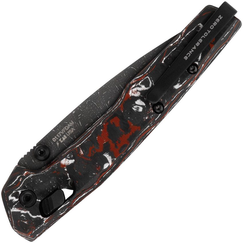 ZT0117VFDAM Zero Tolerance 0117 Duralock CF Damascus