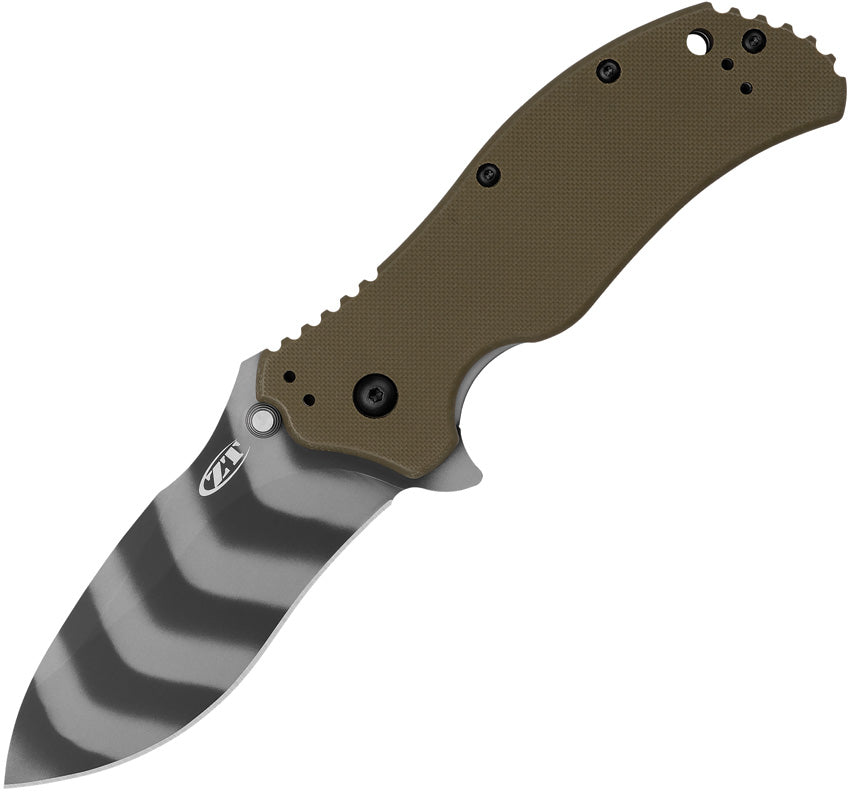 ZT0350OLTS Linerlock A/O OD Green Magna C