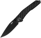 ZT0545BLK: Zero Tolerance 0545 framelock, carbon fiber and black titanium handle, 3.25" black oxide MagnaCut blade