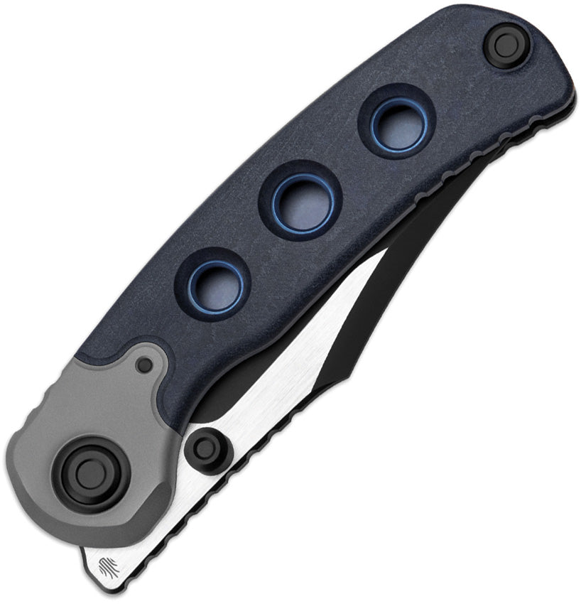 ZXFK03A2 Kizer Pioneer Linerlock Blue Canyon
