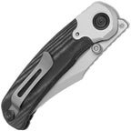 ZXFK03A3 Kizer Pioneer Linerlock Black Mic