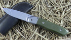 MMML04 Martin Mladek MLADEK-LOCK Green G-10 Nože Nůž - Custom Production