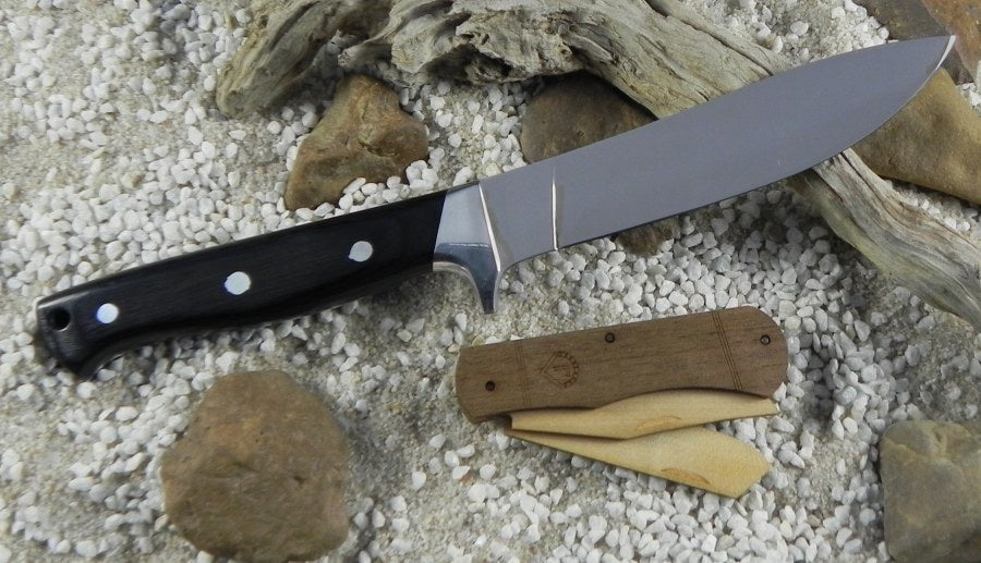 TAKMACFU MAC Tak Fukuta Seki Japan Skinner Fixed 5" Blade Hunting Kitchen Cutlery Knife Nože Nůž - Custom Production